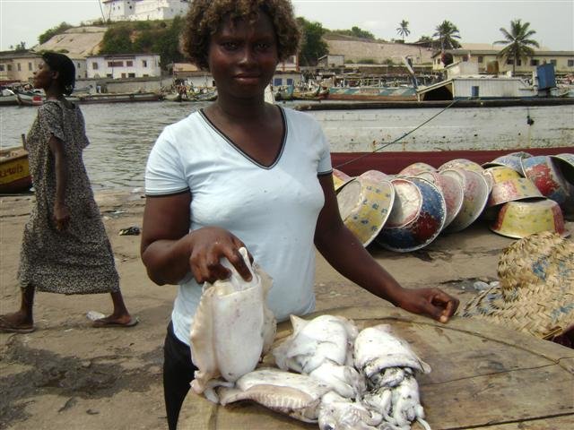 Gladys Ofosu, Fischhändlerin in Ghana